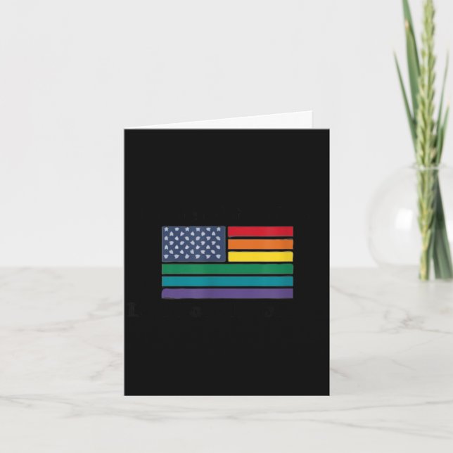 Självständighetsdagen amerikansk  kort (Framsida)