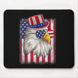 Självständighetsdagen Glad 4:e Juli Design Vintage Musmatta