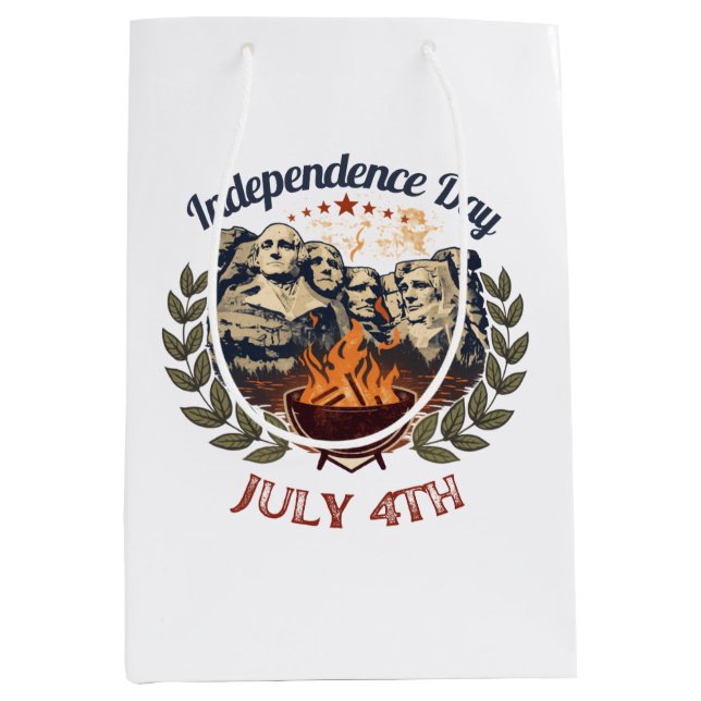 Självständighetsdagen Mount Rushmore 4 juli (Framsidan)