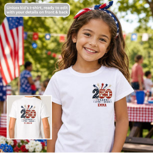 Självständighetsdagen Semiquincentennial 1776-2026 T Shirt