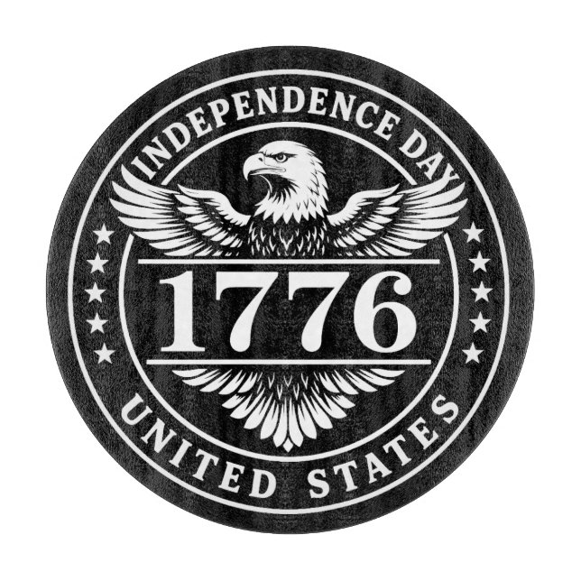 Självständighetsdagen USA Örnmärke (Framsidan)