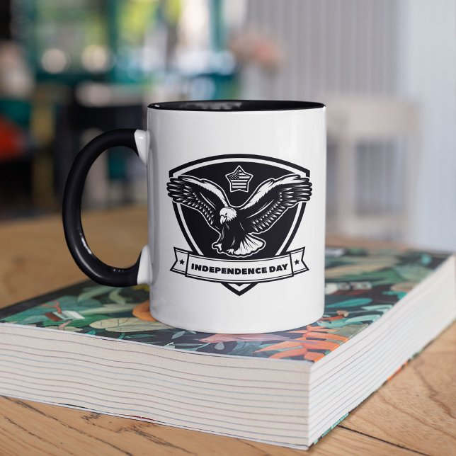 Självständighetsdagsfirande Mugg (4th of July t-shirt)