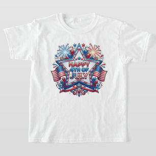 Självständighetsfirande 250-årsjubileum 4 juli t shirt