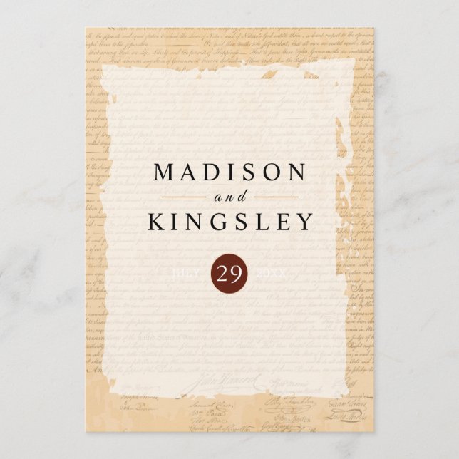 Självständighetsförklaring 📜 1776 program (Framsida)