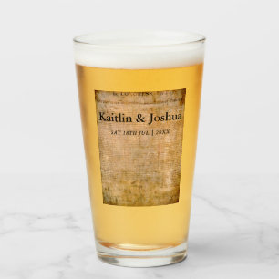 Självständighetsförklaring 📜 1776 Vintage Glaskopp