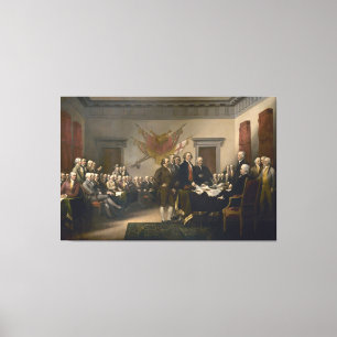 Självständighetsförklaring av John Trumbull Canvastryck