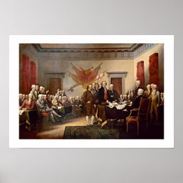 Självständighetsförklaring av John Trumbull Poster
