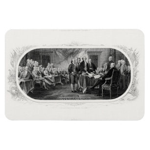 Självständighetsförklaring: Bill $2, Etching Magnet