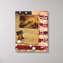 Självständighetsförklaring Canvastryck