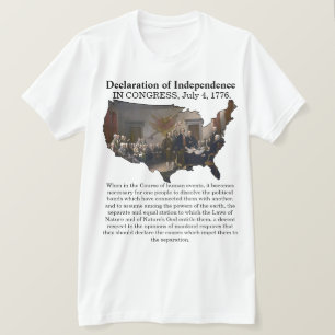 Självständighetsförklaring CONGRESS, 4 juli 177 T Shirt