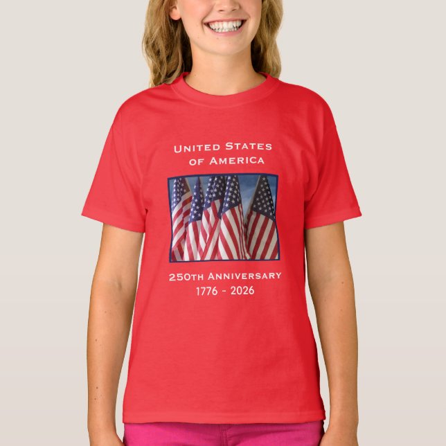 Självständighetsförklaring den 4 juli 1776 t shirt (Framsida)