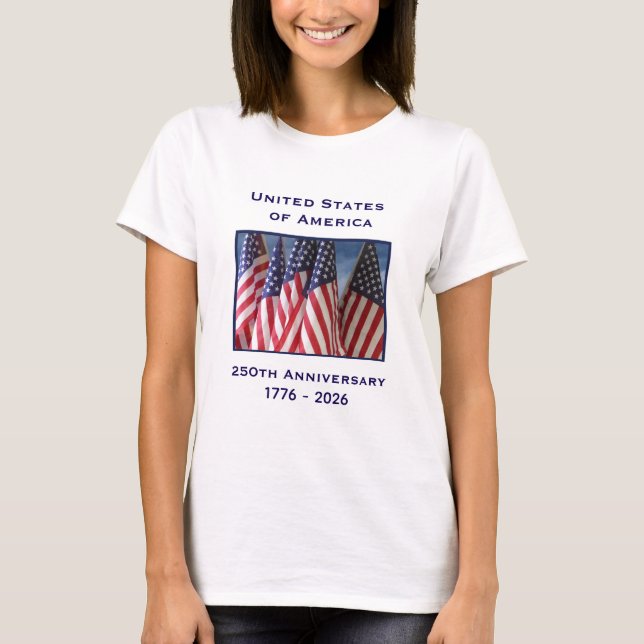 Självständighetsförklaring den 4 juli 1776 t shirt (Framsida)