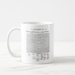 Självständighetsförklaring Kaffemugg