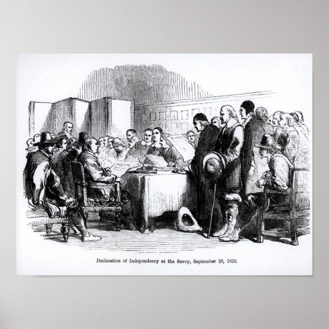 Självständighetsförklaring Poster (Framsidan)