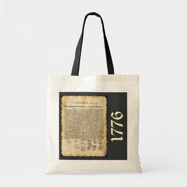 Självständighetsförklaring, Tote Bag Tygkasse (Framsidan)
