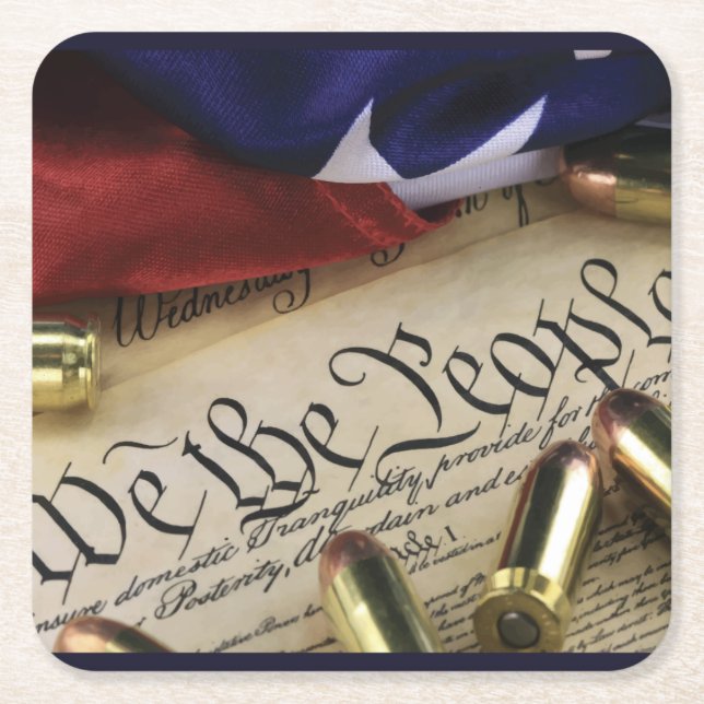 Självständighetsförklaring Underlägg Papper Kvadrat (Framsidan)