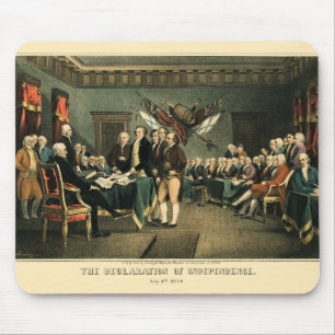 Självständighetsförklaringen, 1850, återupprä musmatta