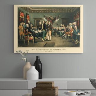Självständighetsförklaringen, 1850, återupprättad poster