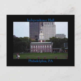 Självständighetshuset Philadelphia-vykort Vykort