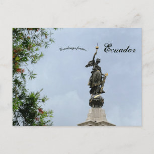 Självständighetsmonument Quito Ecuador Vykort