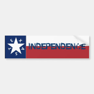 SjälvständighetTexas flagga Bildekal