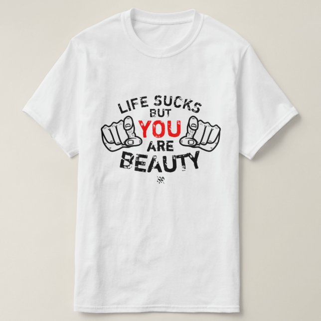 Självtagande booster t-shirt (Design framsida)