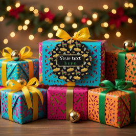 Självtema Mexikansk Fiesta & Día de Muertos Gåvor Etiketter