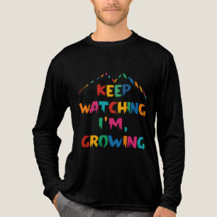 Självtillväxt T-Shirt - Behållan ser att jag växer