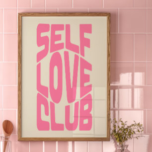 Självutskrift av Klubb i Kärlek Trendigets väggk Poster