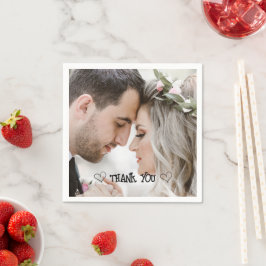 Självvald Foto Typografi servett