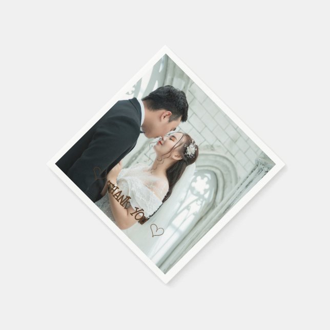 Självvald fototypografi servett (Hörn)