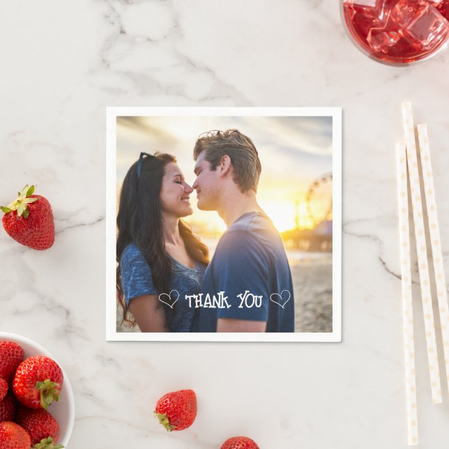 Självvald fototypsk napkin pappersservett (Insitu)