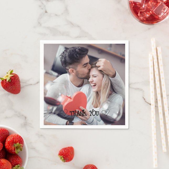 Självvald typsnittsservett för foton pappersservett (Insitu)