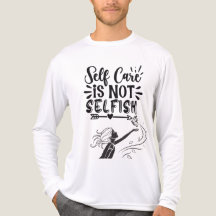 "Självvård är inte självisk" inspirationell grafik