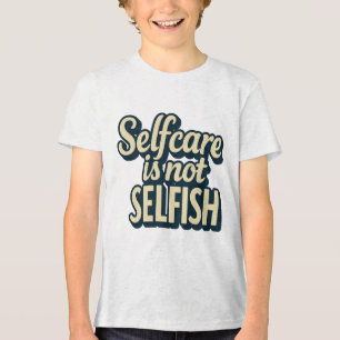 Självvård är inte själviskt - medvetenhet om psyki t shirt