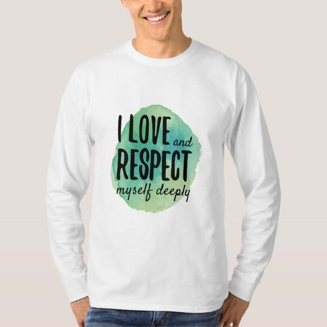 självvård i kärlek t shirt (Framsida)