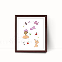 Självvård, illustration av mode