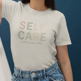 Självvård, mysig typografi, varm estetik t shirt