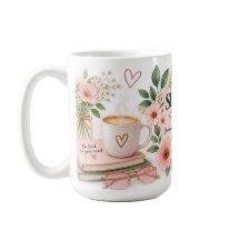 Självvårdsklubb Blommig Välbefinnande Mugg