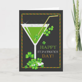 Sjamrock Cocktail Greeting Card Kort