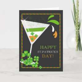 Sjamrock Cocktail Greeting Card Kort