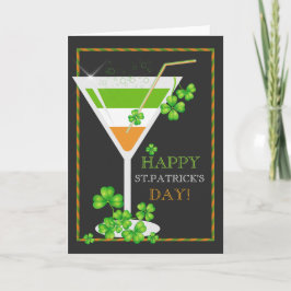 Sjamrock Cocktail Greeting Card Kort