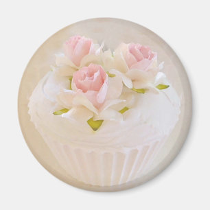 Sjaskig magnet för vintagestilmuffin