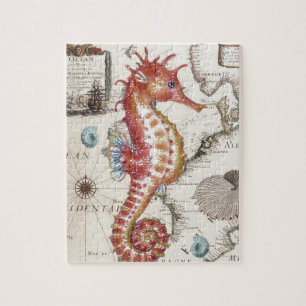 Sjaskig Seahorse Pussel