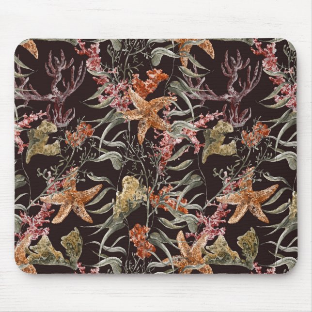 Sjaskigt havslivmönster musmatta (Framsidan)