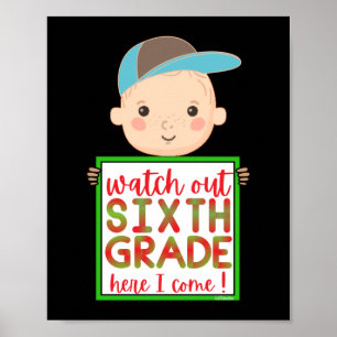 SJÄTT UT SJÄTTE KLASS HÄR... Jag KOM rolig söt Poster
