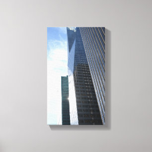 Sjätte Avenue Architecture New York City Photograp Canvastryck