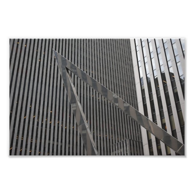 Sjätte Avenue Architecture New York City Photograp Fototryck (Framsidan)