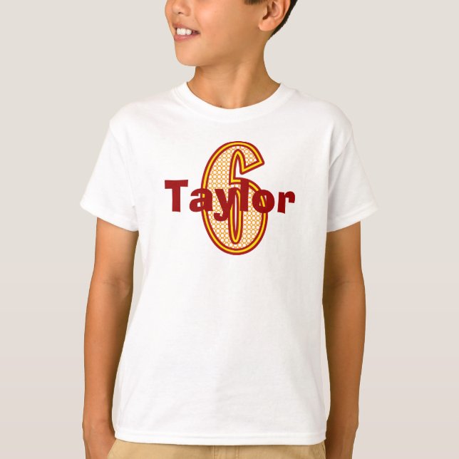 Sjätte födelsedagskjorta för cirkus t-shirt (Framsida)