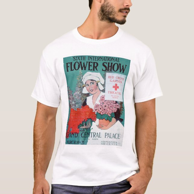 Sjätte internationella blomsterutställning tee (Framsida)